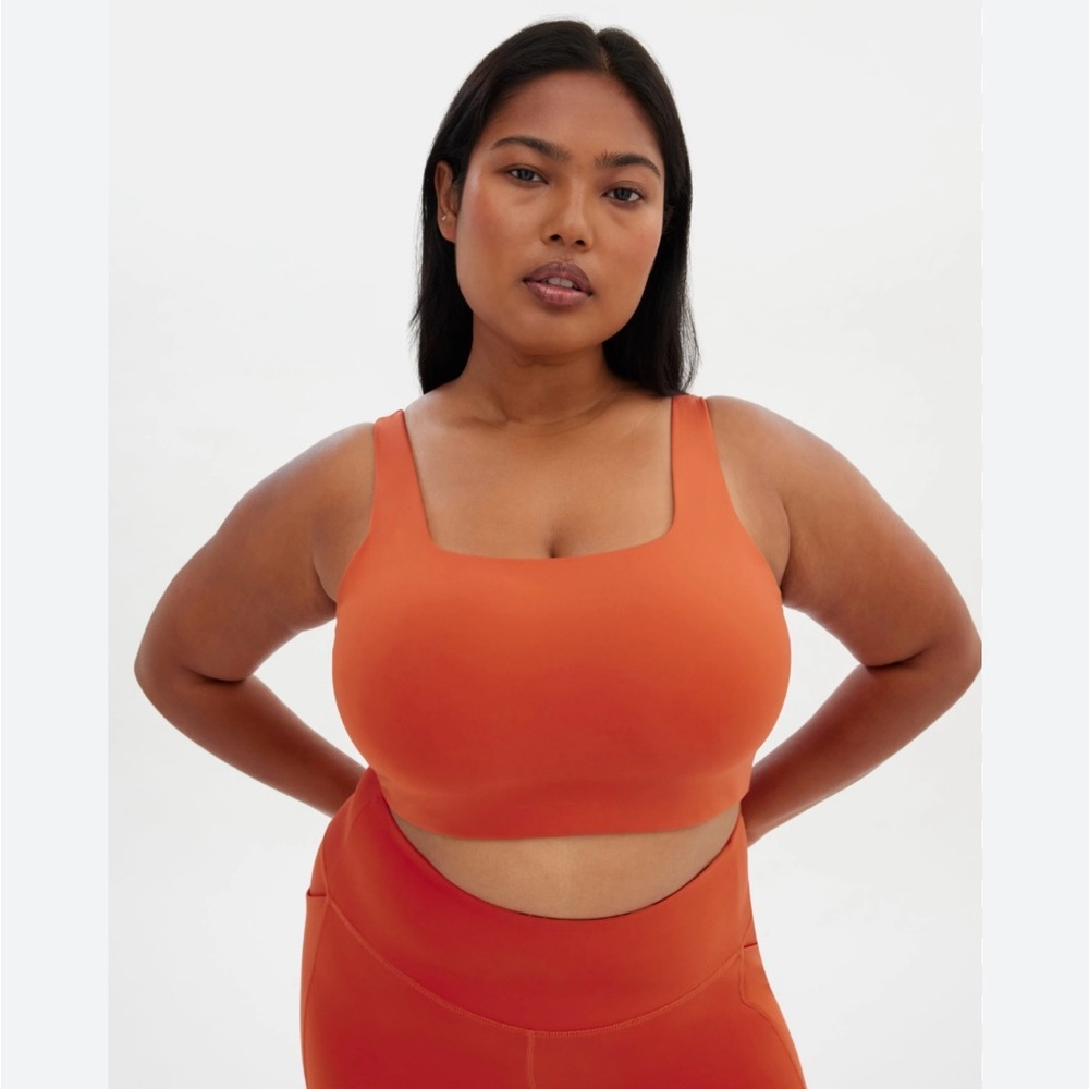 Tommy Cropped Bra in Azalea